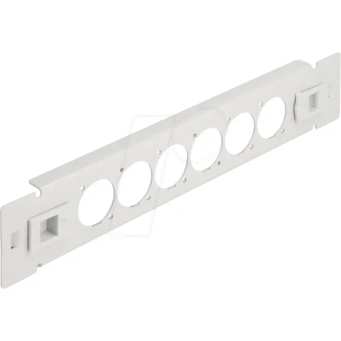 "DELOCK 66901 - 10"" D-Type Patchpanel 6 Port tool free grey" – image 1