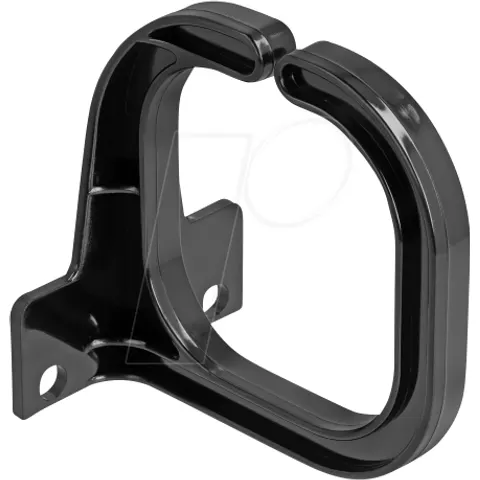 Delock Cable Bracket 83 x 60 mm with mounting plate black – afbeelding 1