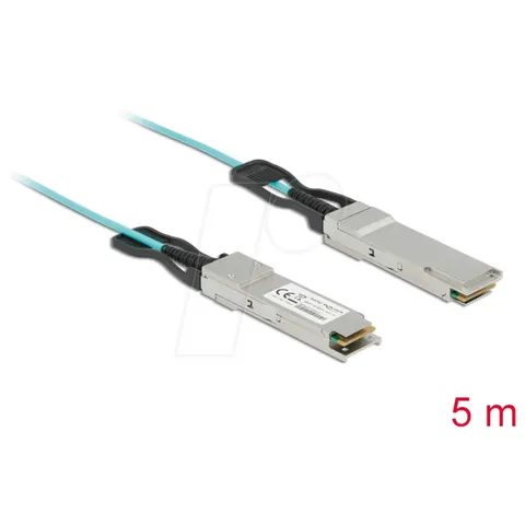 Delock Active Optical Cable QSFP+ 5 m – afbeelding 1
