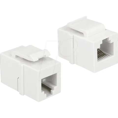 Keystone module RJ12 - wit – afbeelding 1