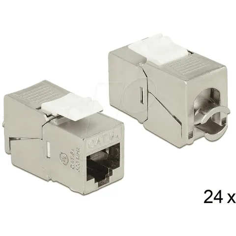 Delock Keystone Modul RJ45 Buchse (Set: 24 Stück) – Bild 1