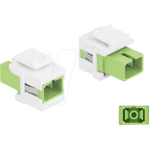 DELOCK 86813 - Keystone module SC Simplex female > female – image 1