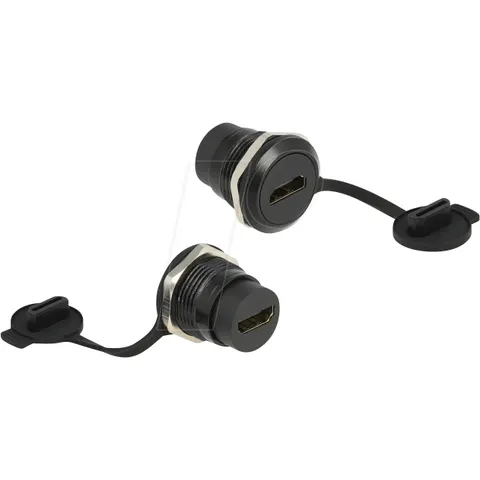Delock HDMI-A built-in connector with protective dust cap – afbeelding 1