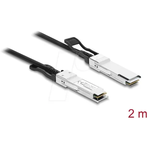 DELOCK 87552 - QSFP28 Twinax cable, 2 m – image 1