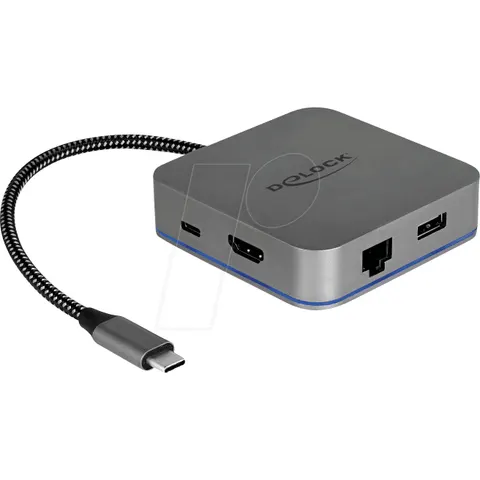 DELOCK 87742 - Port Replicator, USB Type-C – image 1
