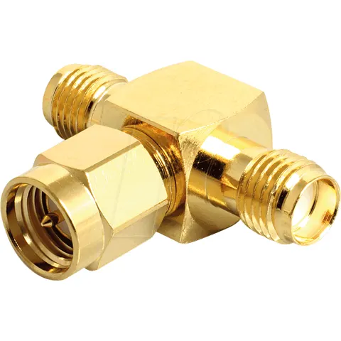 DELOCK 88711 - HF SMA jack > SMA plug > SMA jack – image 1