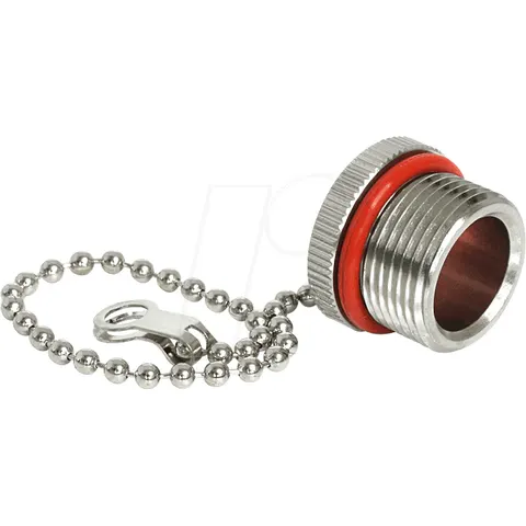 DELOCK 88716 - HF cap for N plug with chain – image 1