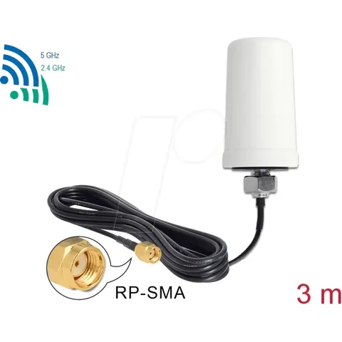 DELOCK 89449 - WLAN Antenna, RP-SMA – image 1