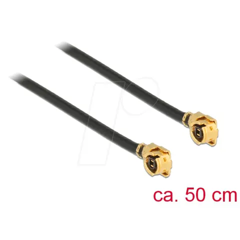 DELOCK 89611 - Antenna Cable MHF®, plug 1.13 50 cm – image 1
