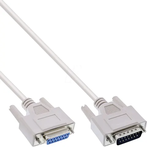 INLINE AK 012 - Joystick extension, 15-pin, plug/socket, 2.0m – image 1