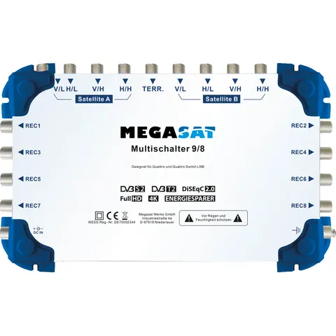 MEGASAT 0600151 - Multiswitch, 9 in 8 – image 1