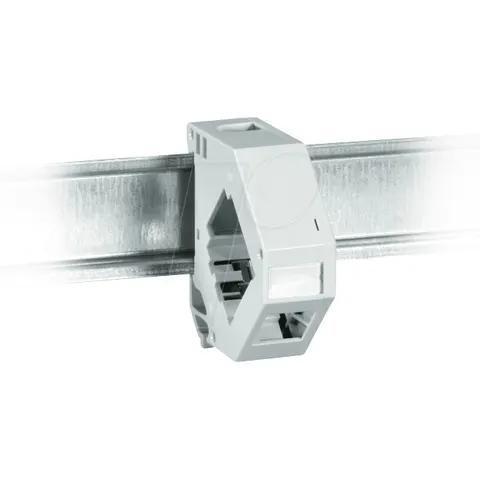 EFB-ELEKTRONIK HUT RJ45 MODUL - 1-way module holder, top-hat rail mounting stackable – image 1