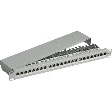 EFB-ELEKTRONIK PP 37666SW.1 - Patchpanel 24xRJ45 Cat.6A / Class E(A) – image 1
