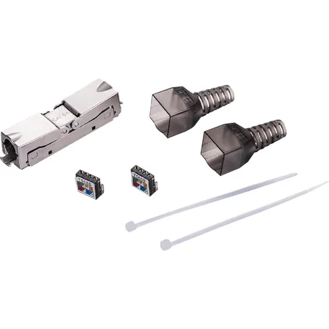 LogiLink MP0046 kabel-connector Grijs – afbeelding 1