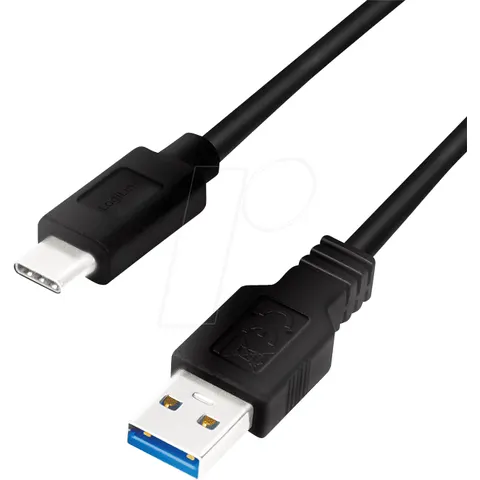 LogiLink USB-Kabel - USB Typ A (M) zu USB-C (M) – CU0169 – Bild 1