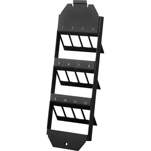 LogiLink Keystone floor box insert for 3 x 4 keystone modules. black – image 1