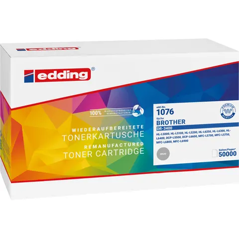EDDING EDD-1076 - Drum unit, Brother, DR-3400, refill – image 1