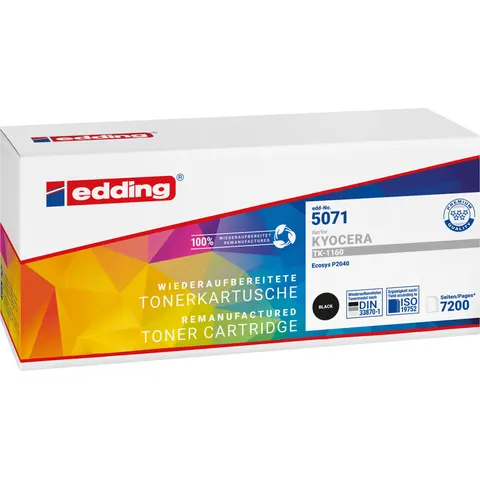 EDDING EDD-5071 - Toner, Kyocera, black, TK-1160, refill – image 1