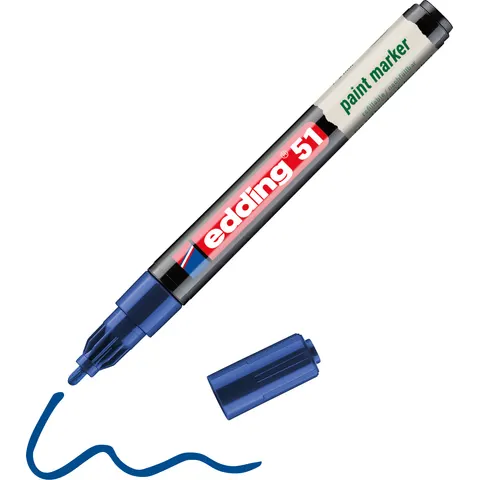 edding Lackmarker 51 EcoLine Blau – Bild 1