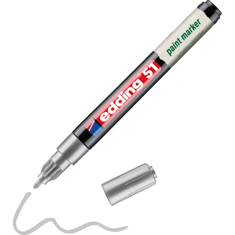 edding Lackmarker 51 EcoLine Silber – Bild 1