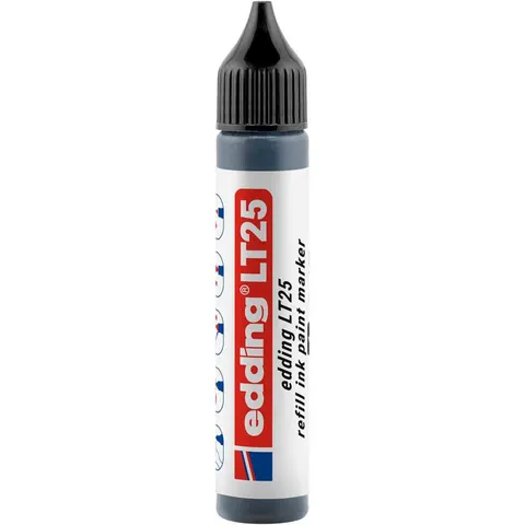 EDDING LT25001 - Refill ink, paint marker, LT25, black – image 1