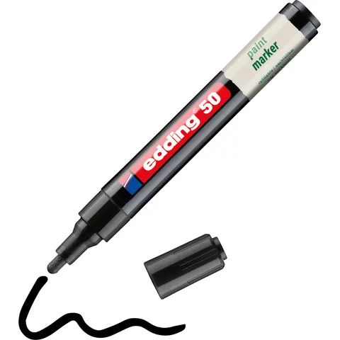 edding Lackmarker 50 Schwarz – Bild 1