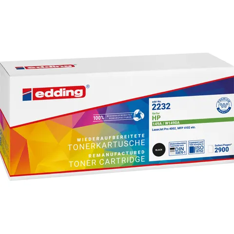 EDDING EDD-2232 - Toner, black, 149A, refill, HP – image 1