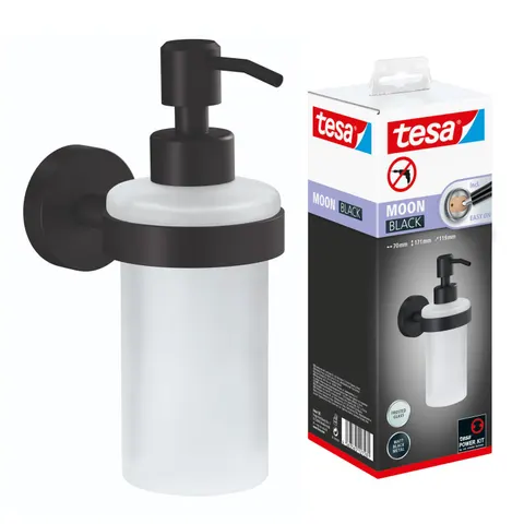 TESA 40565 - tesa Moon black soap dispenser – image 1