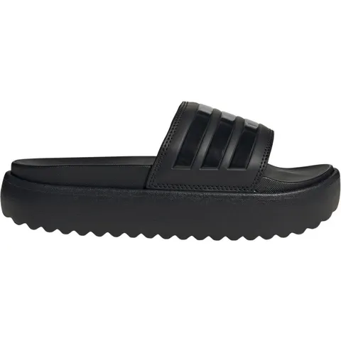 Adidas adilette platform chanclas mujer Negro (7) – imagen 1