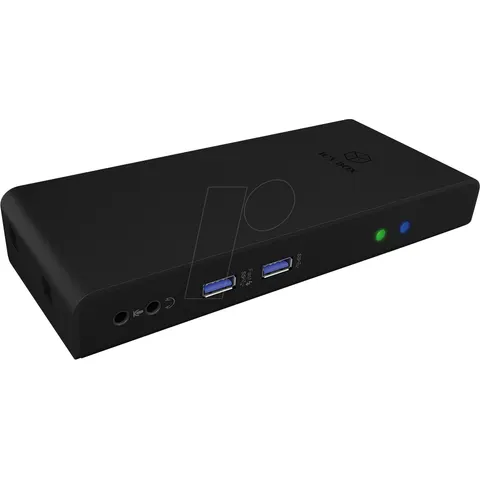 ICY BOX IB-DK2251AC – Schwarz – Bild 1