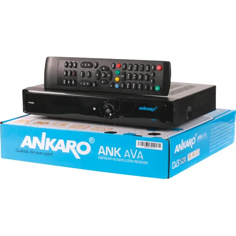 ANKARO ANK AVA - Receiver, DVB-S2X, 4K@60 Hz, with PVR – image 1