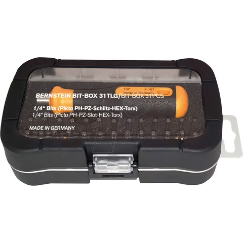 BERNSTEIN "BERN 6 355 - Bit set, 31 pcs. mixed, 1/4""" – image 1