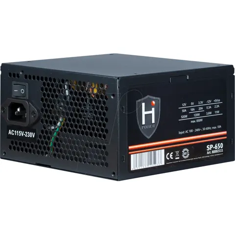 650W Inter-Tech HIPOWER SP-650 – afbeelding 1