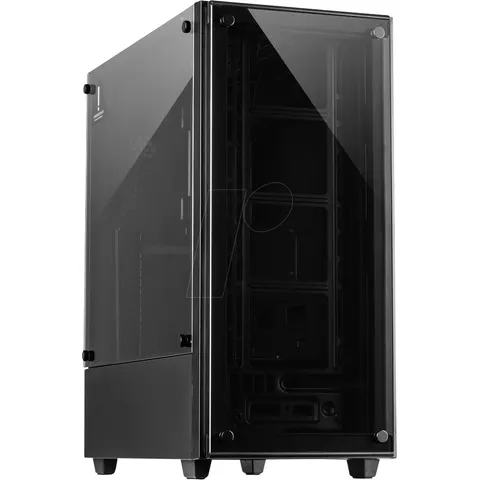 Inter-Tech C-303 Mirror Full Tower Zwart – afbeelding 1