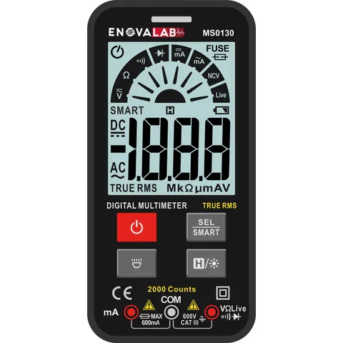 SMART TrueRMS Digital-Multimeter, Slim Design, 2.000 Counts – Bild 1
