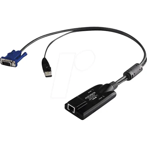 ATEN USB - VGA to Cat5e/6 KVM Adapter Cable (CPU Module). with Virtual – image 1