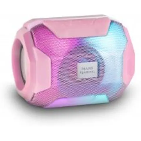 Mars Gaming MSBAXP, Altavoz Bluetooth 5.0 Compacto Rosa – imagen 1