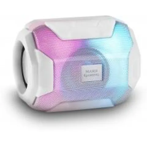 Mars Gaming MSBAXW, Altavoz Bluetooth 5.0 Compacto Blanco – imagen 1
