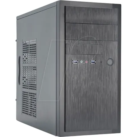 Caja Micro-ATX HT-01B-350GPB (Negra) - CHIEFTEC – imagen 1