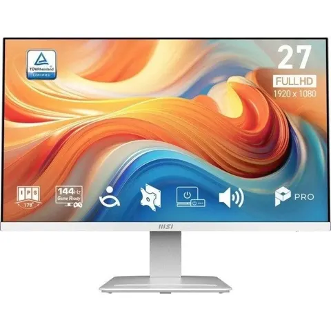 Monitor LCD Pro MP273W E14A Full HD de 27" (Blanco) - MSI – imagen 1