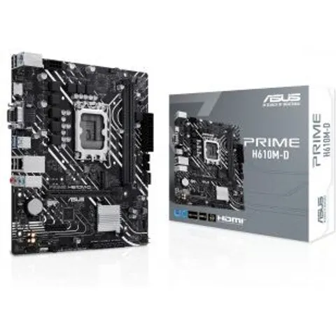 ASUS PRIME H610M-D – Schwarz – Bild 1