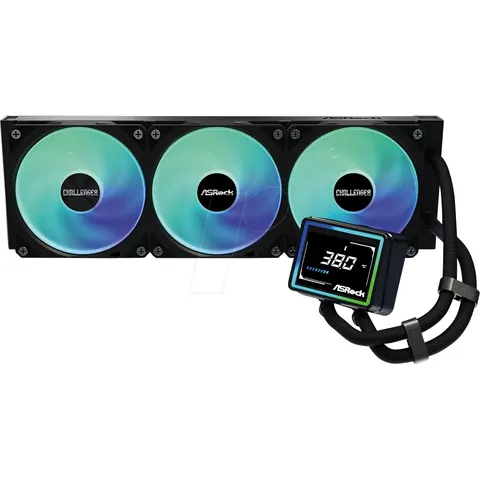 Asrock Challenger 360 Digital Processor Liquid cooling kit 12 cm Black – image 1
