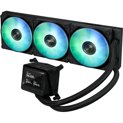 ASUS MAX GAMING LC 360 ARGB LCD cooler – Schwarz – Bild 1