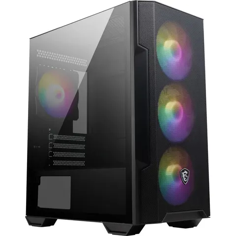 MSI MAG FORGE M100R | PC-Gehäuse – Schwarz – Bild 1