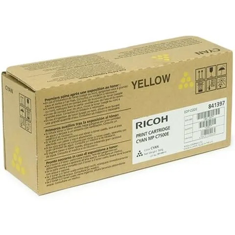 RICOH MP C6000/7500 tonercartridge – MPC6000Y – afbeelding 1