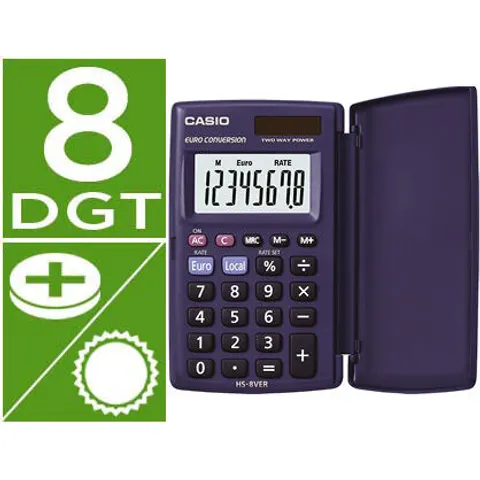 Casio HS 8 VER - Bureaurekenmachine – afbeelding 1