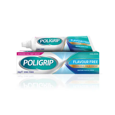 Poligrip Fixative Cream Flavour Free (40g) – image 1
