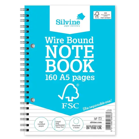 Silvine EVERYDAY A5 TWINWIRE NOTEBK – image 1