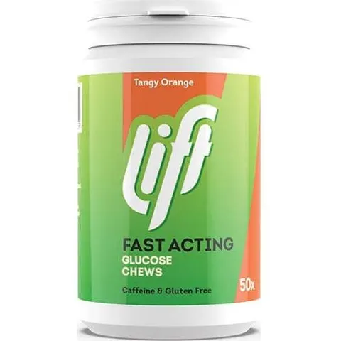 Lift Glucose Chewable Tablets Orange 50 – image 1