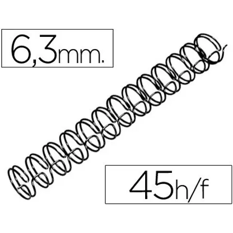 GBC Wire spines 3:1 NO4 6mm A4 – image 1